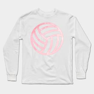 Pink Volleyball Long Sleeve T-Shirt